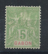 Gabon N° 19* (MH) 1904 - 7 - Ongebruikt