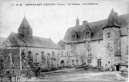 Monts-sur-Guesnes. Le Château. Cour Intérieure. - Monts Sur Guesnes