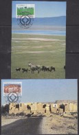 United Nations Vienna 1984  Unesco 2v   2 Maxicards (32884) - Cartes-maximum