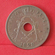 BELGIUM 25 CENTIMES 1928 -    KM# 69 - (Nº16590) - 25 Cents