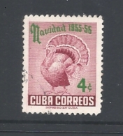 CUBA   1955 Christmas Greetings      -    USED - Usados