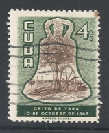 CUBA    1956 "Grito De Yara", War Of Independence - Commemoration  -    USED - Usados