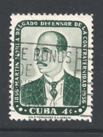 CUBA    1957 The 100th Anniversary Of The Birth Of Delgado, Patriot   -    USED - Usados