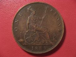 Grande Bretagne - One Penny Victoria 1886 0438 - D. 1 Penny