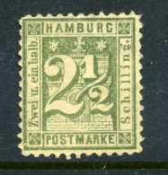 ULTRA RARE 2 1/2 HAMBURG SHILLING GERMANY EMPIRE SUPERB CV-200EURO  STAMP TIMBRE LOW PRICE - Hamburg