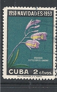 CUBA      1958 Christmas - Orchids SET    USED - Usados