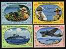 Nouvelles Hébrides N° 261 /64  XX 25ème Anniv. Des Batailles Du Pacifique Sud  Les 4 Val. Légende Anglaise  Ss Ch. TB - Unused Stamps