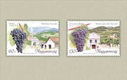 HUNGARY 2003 HISTORY Plants Grapes WINE REGIONS - Fine Set MNH - Unused Stamps