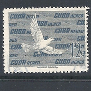 CUBA      1956 Airmail - Birds      AIRMAIL     USED     Columba Inornata - Usados