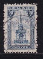 BELGIUM, 1919, Used Stamp(s), Perron De Liege, MI 143,  #10283, - 1919-1920 Trench Helmet
