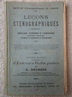 Leçons Sténographiques (A. Navarre) - 18 Ans Et Plus