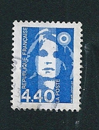 N° 2822 Marianne Du Bicentenaire 4.40 Bleu  Vert   France Oblitéré 1993 - 1989-1996 Marianne Du Bicentenaire