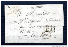 L 004  -  France  :  PP De Grenoble Rouge Pour Paris, An 14 - 1801-1848: Précurseurs XIX