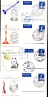BERLIN PP19 B1/004 Privat-Postkarten RAKETENGESELLSCHAFT **/Sost. 1960  NGK 230,00 € - Cartes Postales Privées - Oblitérées