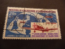 TIMBRE   NOUVELLE  CALEDONIE   POSTE  AERIENNE   N  102   OBLITERE      COTE  3,00  EUROS - Used Stamps