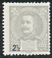 !										■■■■■ds■■ Portugal 1895 AF#126* D.Carlos Mouchon 2,5 Réis ERROR (x0041) - Ongebruikt