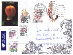 (501)  Cover Posted From Czech Republic To Australia - - Brieven En Documenten