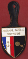 Polynésie Française / Tahit - Arsenal De Papeete / Insigne Des "mutois" - Drago - "Rare" - Marine