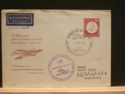 63/632    LETTRE  1962  POUR JUGOSLAVIE   THEME LUFTPOST - Cartas