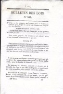 1837 Ordonnances Du Roi  Service Des Douanes Pyrénées  Tarifs Des Bacs Du Maine Et Loire Abus Archevêque De Paris - Décrets & Lois