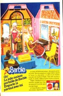 PUB  POUPEE " BARBIE " De MATTEL 1980 (10) - Barbie