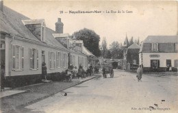 80-NOYELLE-SUR-MER- LE RUE DE LA GARE - Noyelles-sur-Mer