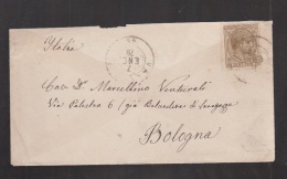 1879.- VALENCIA A BOLOGNA (ITALIA) - Briefe U. Dokumente