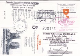 T.A.A.F. - Lettre, Document - Autres & Non Classés