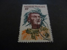 TIMBRE    POLYNESIE   N  8   OBLITERE      COTE  3,00  EUROS - Used Stamps