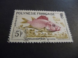 TIMBRE    POLYNESIE   N  18   OBLITERE      COTE  3,00  EUROS - Used Stamps