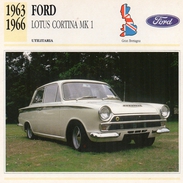 Auto Da Collezione  "Ford  1963  Lotus Cortina MK 1"  (Gran Bretagna) - Moteurs