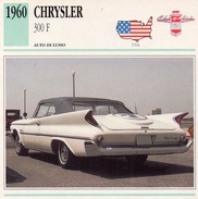 Auto Da Collezione  "Chrysler 1960   300 F"  (U.S.A.) - Moteurs