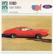 Auto Da Collezione  "Ford 1972 Gran Torino"  (U.S.A.) - Moteurs