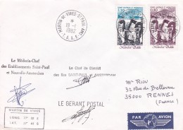 T.A.A.F. - Lettre, Document - Other & Unclassified