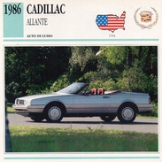 Auto Da Collezione  "Caddilac 1986 Allante"  (U.S.A.) - Moteurs