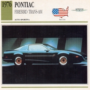 Auto Da Collezione  "Pontiac 1976  Firebird Trans-AM"  (U.S.A.) - Motoren