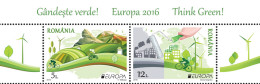 Romania 2016 /Europa CEPT / Set 2 Stamps From Block - 2016