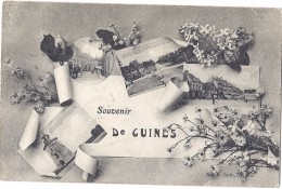 Cpa - Souvenir De Guines ( En L´état ) - Guines