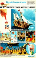 PUB   PLAYMOBIL " CHRISTOPHE COLOMB DECOUVRE L'AMERIQUE " 1974 (2) - Playmobil