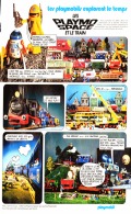 PUB  PLAYMOBIL EXPLORE LE TEMPS " PLAYO SPACE Et Le TRAIN  "1983 (15) - Playmobil
