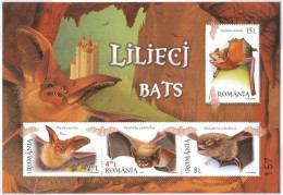 ROMANIA, 2016, BATS, Special Stamp In Philatelic Album + FDC, MNH (**), LPMP 2119a - Nuovi