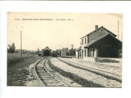 CP   Brinon Sur Beuvron (58) La Gare N°1 - Brinon Sur Beuvron