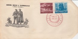 #BV3908 SOLDIERS, ROMANIAN INDEPENCENCE, POST AND TELECOMMUNICATION, COVER FDC , 1977, ROMANIA. - FDC