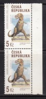 CHEQUIA 1994 - DINOSAURIO - 2 SELLOS - Unused Stamps