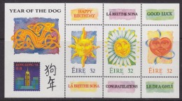 Ireland 1994 Year Of The Dog M/s ** Mnh (32941) - Blocs-feuillets