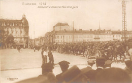 80-AMIENS- GUERRE 1914, ALLEMANDS A AMIENS EN FACE DE LA GARE - Amiens