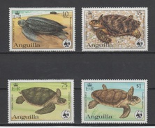 (S0138) ANGUILLA, 1983 (WWF. Turtles). Complete Set. Mi ## 541-544. MNH** - Anguilla (1968-...)