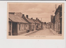 Carte Postale - HORNOY - Rue De La Poste - Hornoy Le Bourg