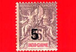 Nuovo - MNH - INDOCINA - Indo-Chine - 1903 - Allegoria Della Pace E Del Commercio - 5 Su 15 - Ongebruikt