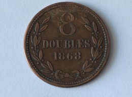 GUERNESEY 8 DOUBLES 1868 - Guernsey